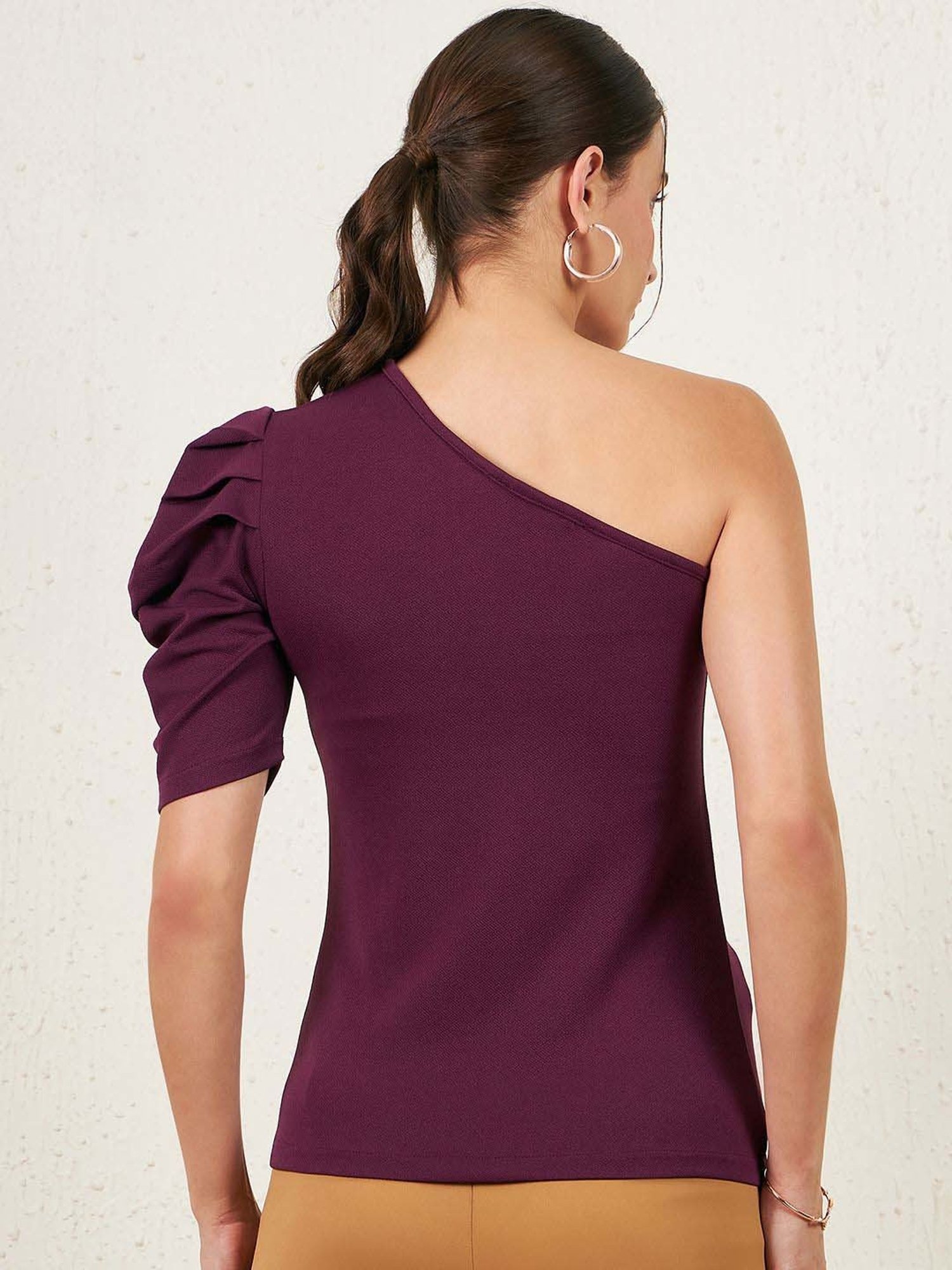 Rare Purple Regular Fit Top