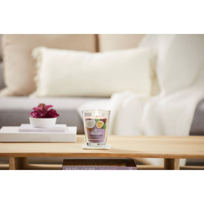 11.5oz Glass Jar Passionfruit Cream Candle - Home Scents by Chesapeake Bay Candle