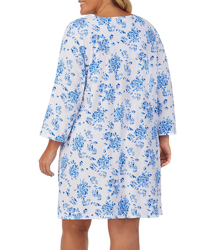 Rya Plus Darling Scoop Neck Charmeuse & Lace Solid Chemise