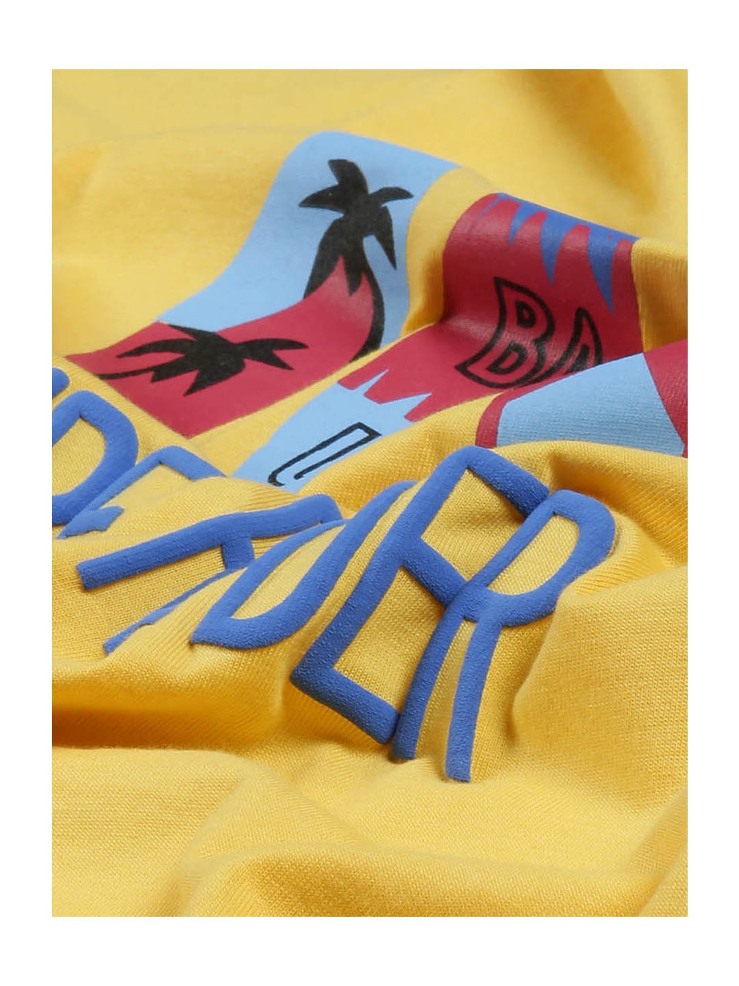 Plum Tree Kids Red & Yellow Printed T-Shirt (Pack Of 2)