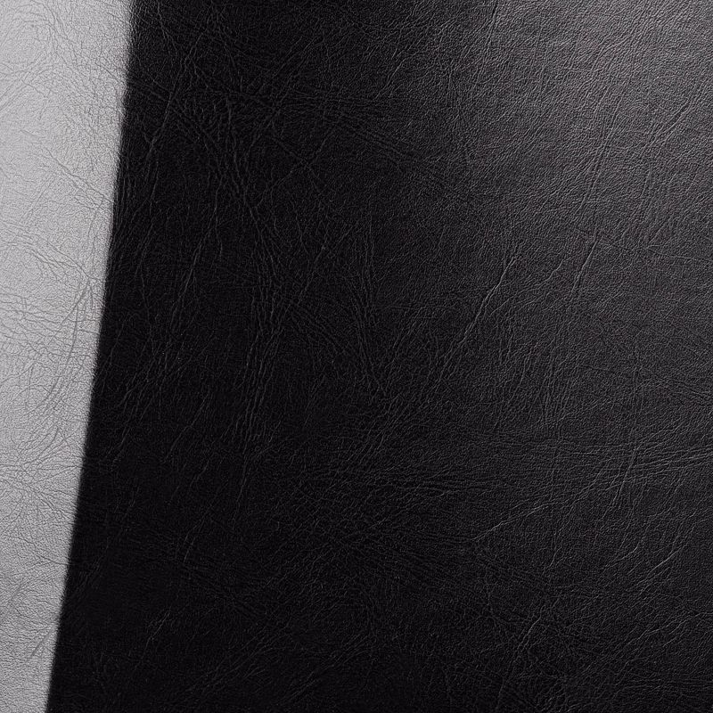 Springcrest Black Faux Leatherette Medium Bell Lamp Shade 7" Top x 16" Bottom x 12" Slant x 11.5" High (Spider) Replacement with Harp and Finial