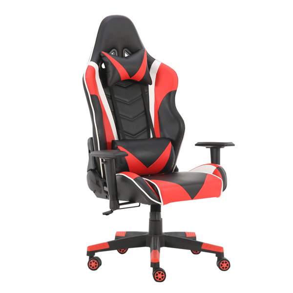 Gaming Chair, High Back PU Leather Office Chair, Adjustable Video Gaming Chairs, Swivel Racing Chair