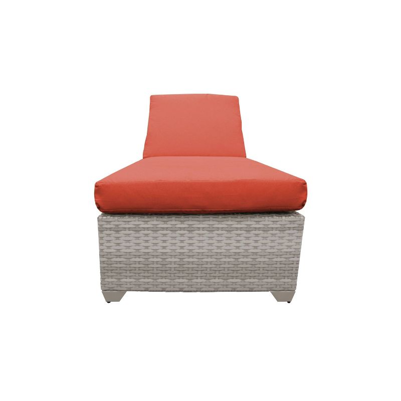 Fairmont 2pk Patio Chaise Lounges - Tangerine - TK Classics