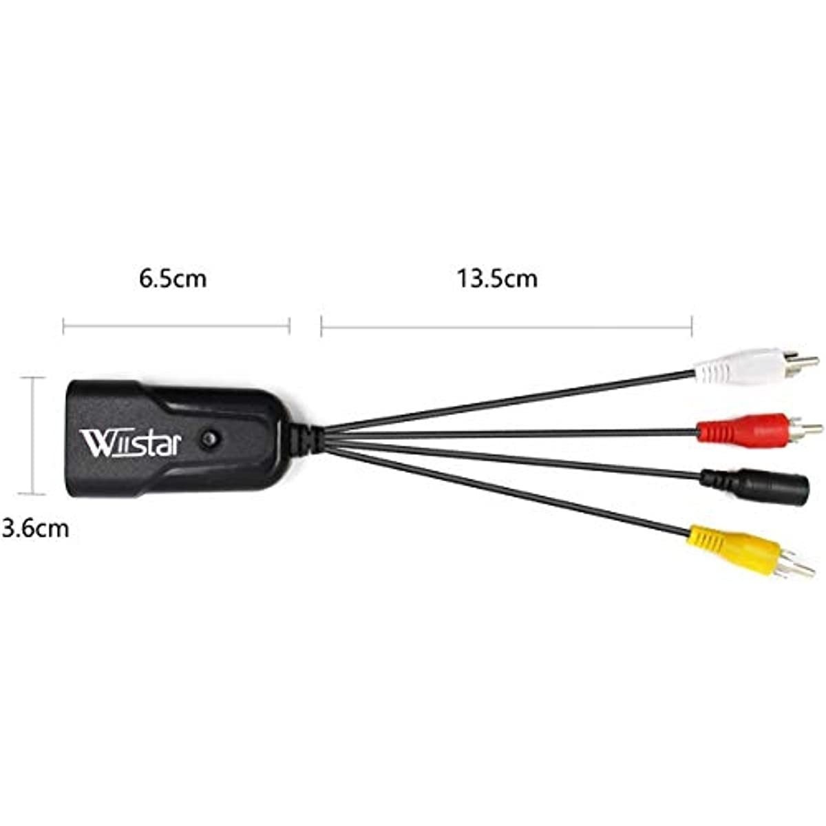 AV to HDMI,Composite CVBS 3RCA AV to HDMI Audio Video Converter Adapter with USB Charger Cable for PC Laptop Xbox PS4 TV STB