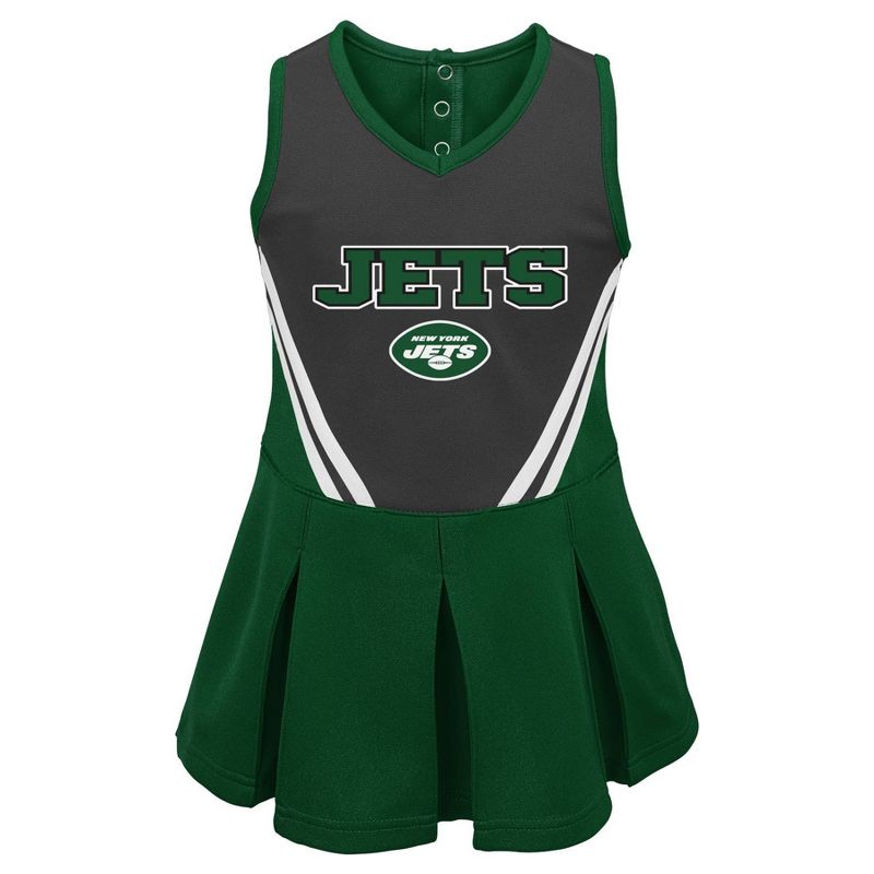 NFL New York Jets Toddler Girls' In the Spirit Cheer Set - 4T