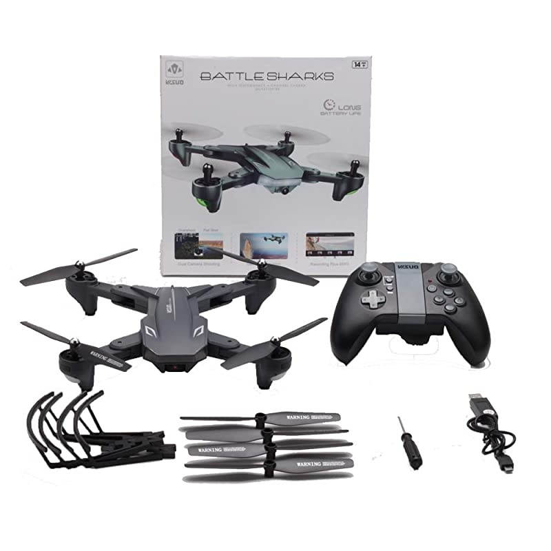 VISUO XS816 4k Drone with Camera Live Video,  WiFi FPV RC Quadcopter with 4k Camera Foldable Drone for Beginners - Altitude Hold Headless Mode One Key Off/Landing APP Control Long Flight Time