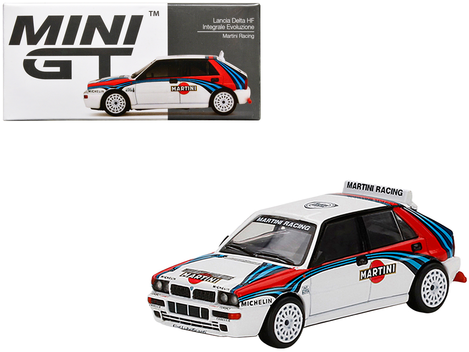 Lancia Delta HF Integrale Evoluzione #2 Carlos Sainz - Luis Moya "Jolly Club" "Tour de Corse - Rallye de France" (1993) 1/18 Diecast Model Car by Kyosho