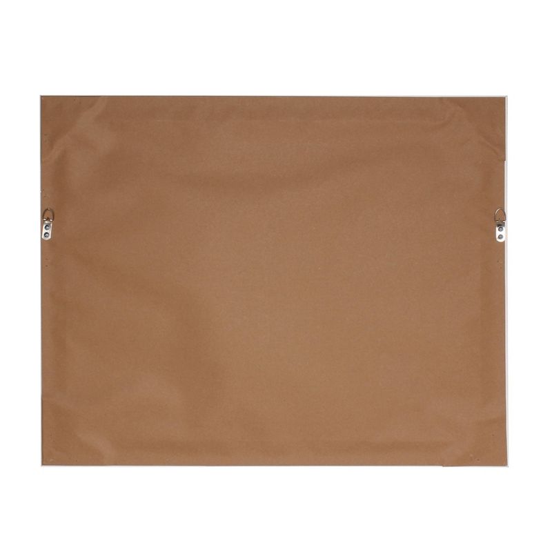 26" x 32" Sumpter Wood Framed Wall Organizer Rustic Brown - Kate and Laurel