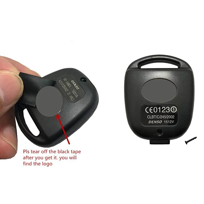 Replacement Keyless Entry Key Fob Case Fit for Lexus ES GS GX IS LS LX RX SC IS300 GS300 GS400 GS430 GX470 LS400 LS430 LX470 RX300 RX330 IS330 RX350 RX400h SC430 Key Fob Shell Cover Pack 2