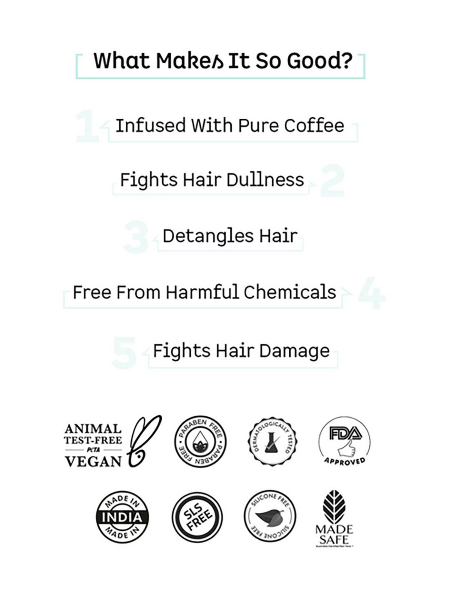 mCaffeine Naked & Raw Coffee Hair Conditioner - 250 ml
