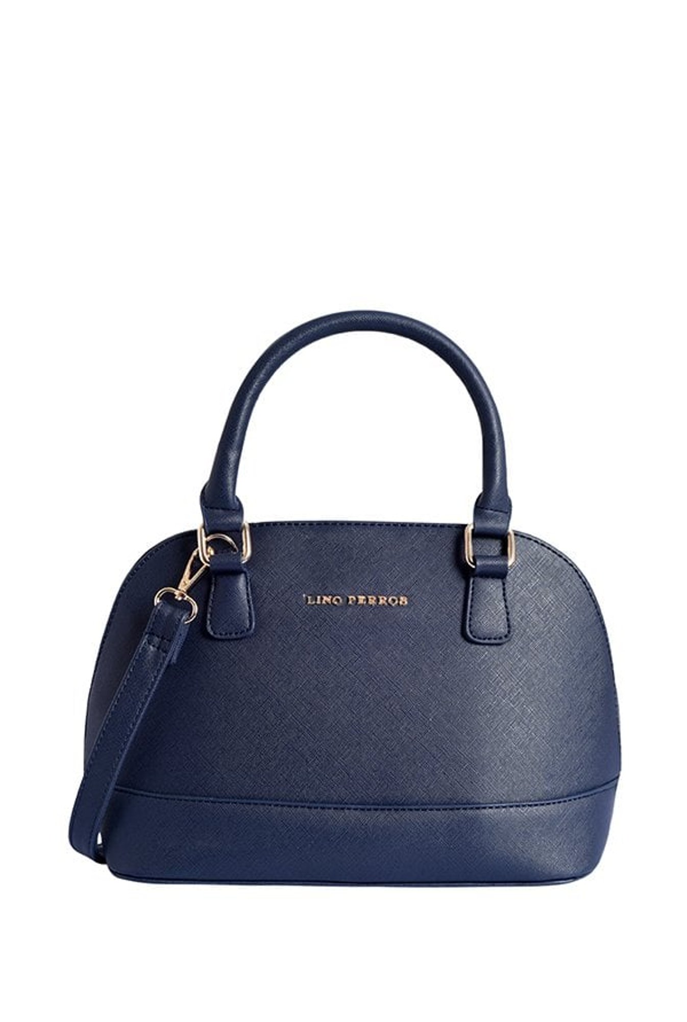 Lino Perros Navy Solid Handbag