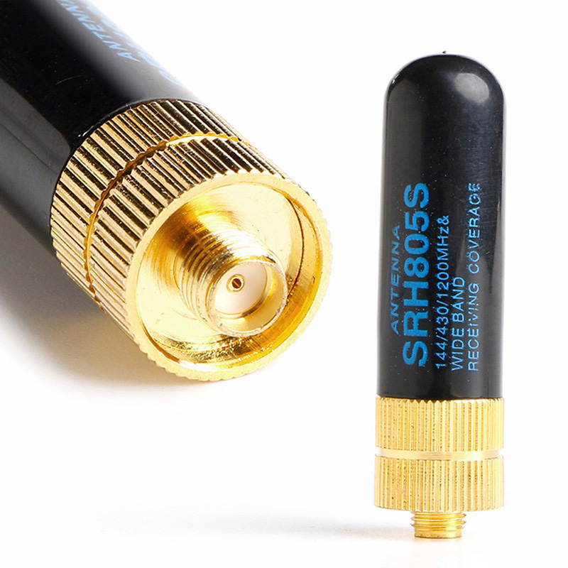 SRH-805S SMA-F Female Dual Band Antenna for BAOFENG UV-5R BF-888S Radio 5CM