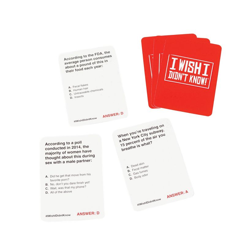 I Wish I Didn't Know! Card Game