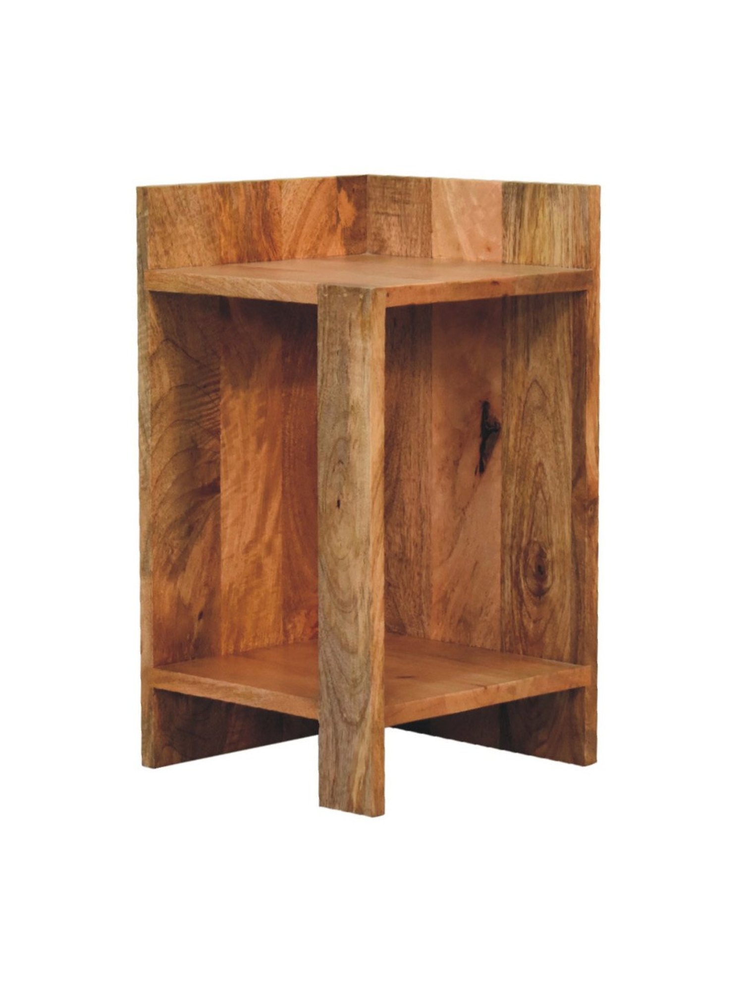 Sleepyhead Ally Teak Brown Sheesham Wood Bedside Table