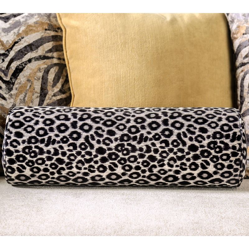 2pc Mariposa Transitional Loveseat and Sofa Set Black/Beige/Yellow - HOMES: Inside + Out