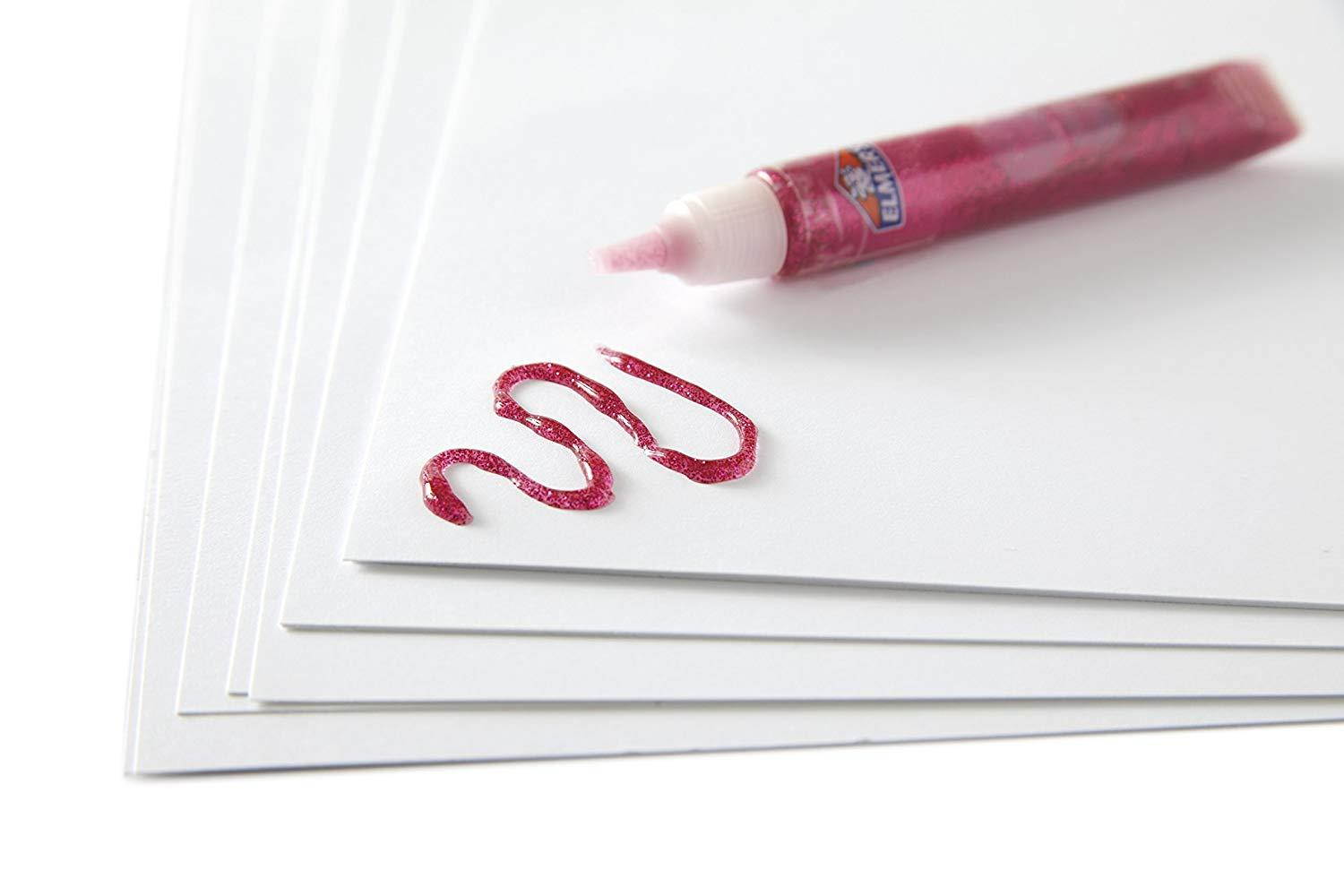 Elmer&rsquo;s Rainbow Glitter Glue Pen Set, Assorted Colors, 0.356 Ounces Each, 50 Count - Great For Making Slime