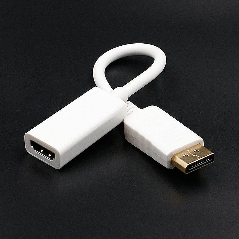 DP Display Port Male To HDMI Female Cable Converter Adapter L6A4