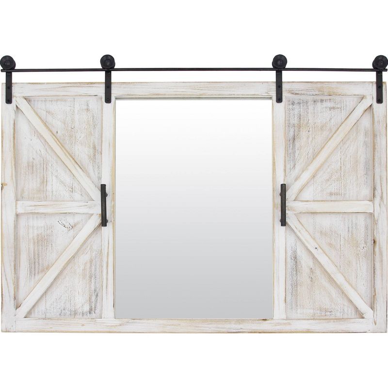 Hayloft Farmhouse Barn Door Mirror - FirsTime