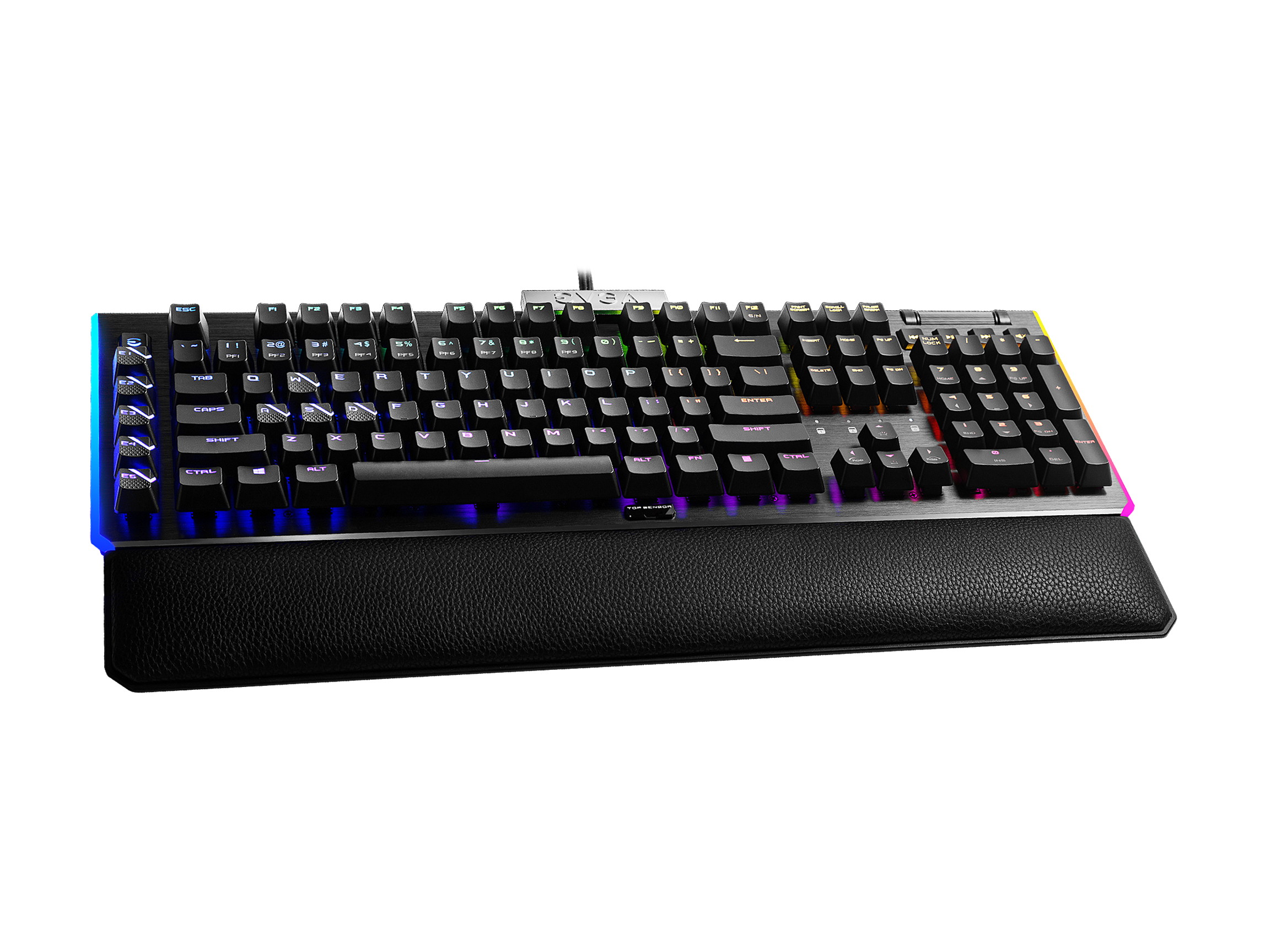 EVGA Z15 RGB Gaming Keyboard, RGB Backlit LED, Hotswapable Mechanical Kailh Speed Bronze Switches 822-W1-15US-KR (Clicky)
