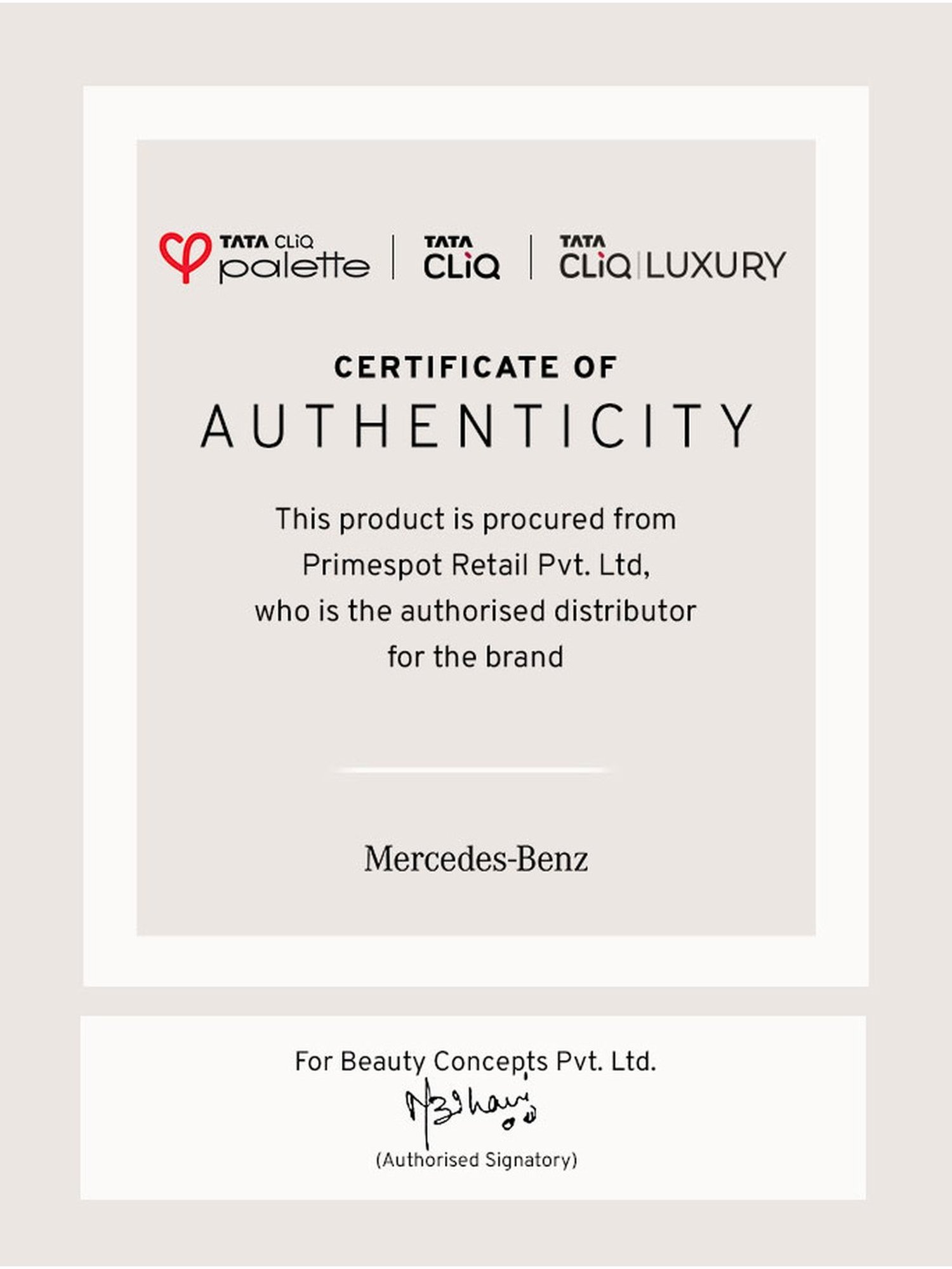 Mercedes-Benz Sign Your Attitude Eau de Toilette for Men - 50 ml