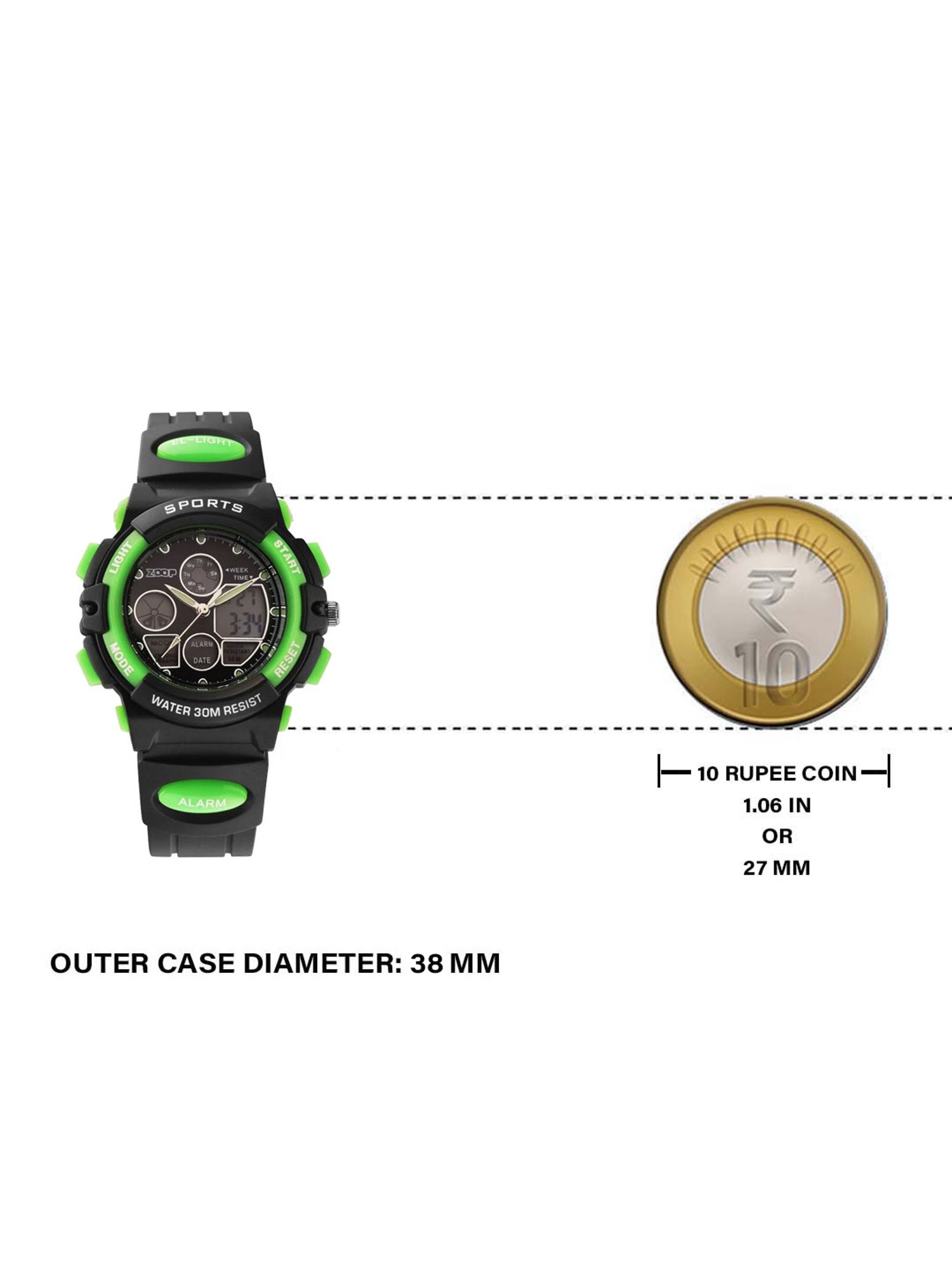 Zoop 16033PP03W Analog Digital Watch for Men