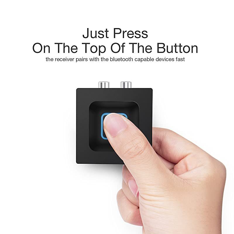 Wireless Audio Receiver for Music Streaming Sound System Works with Smart Phones and Tablets Wireless Adapter for Speakers