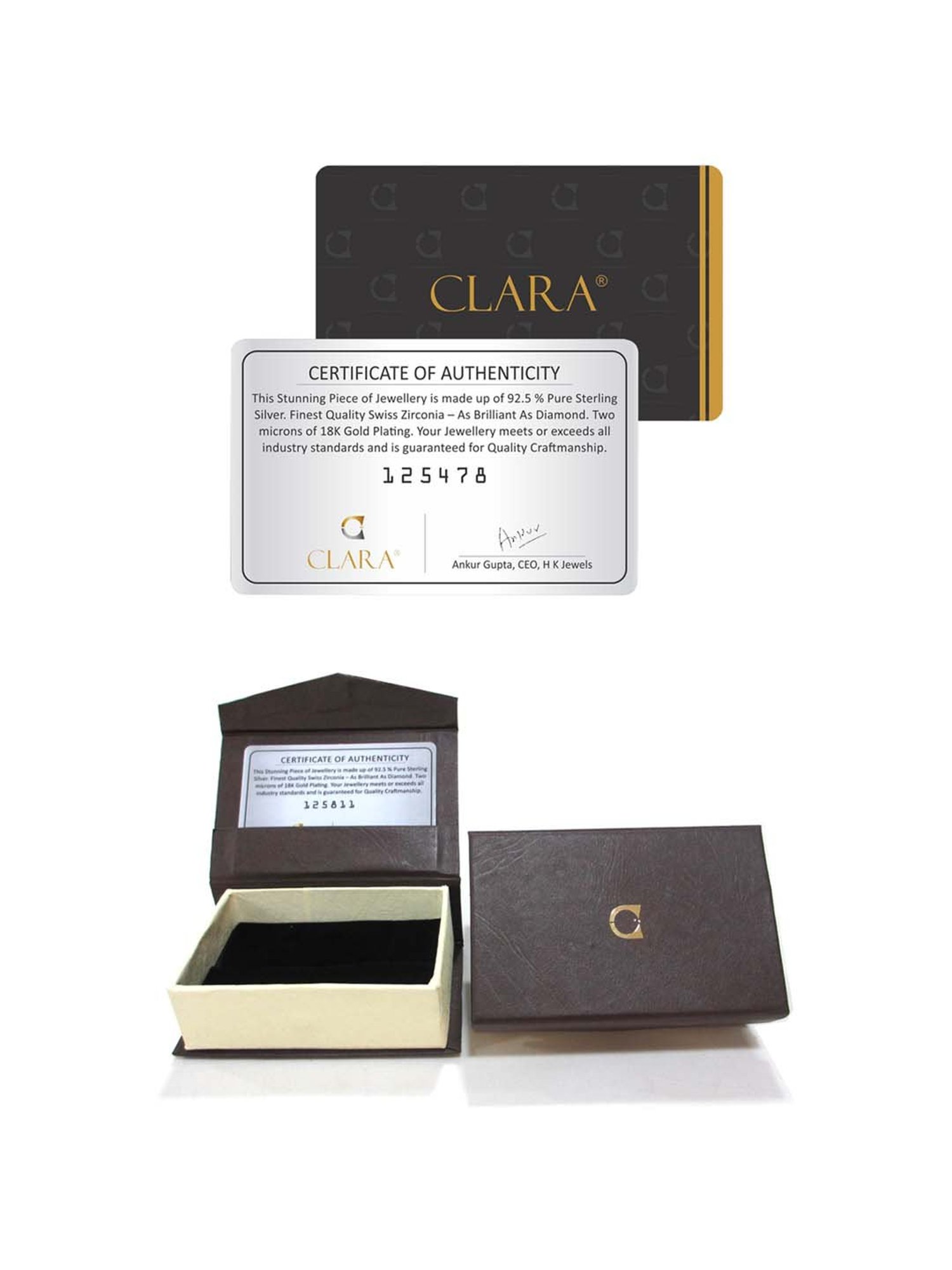 Clara 92.5 Sterling Silver Rhodium-Plated Swiss Zirconia Queen Earrings