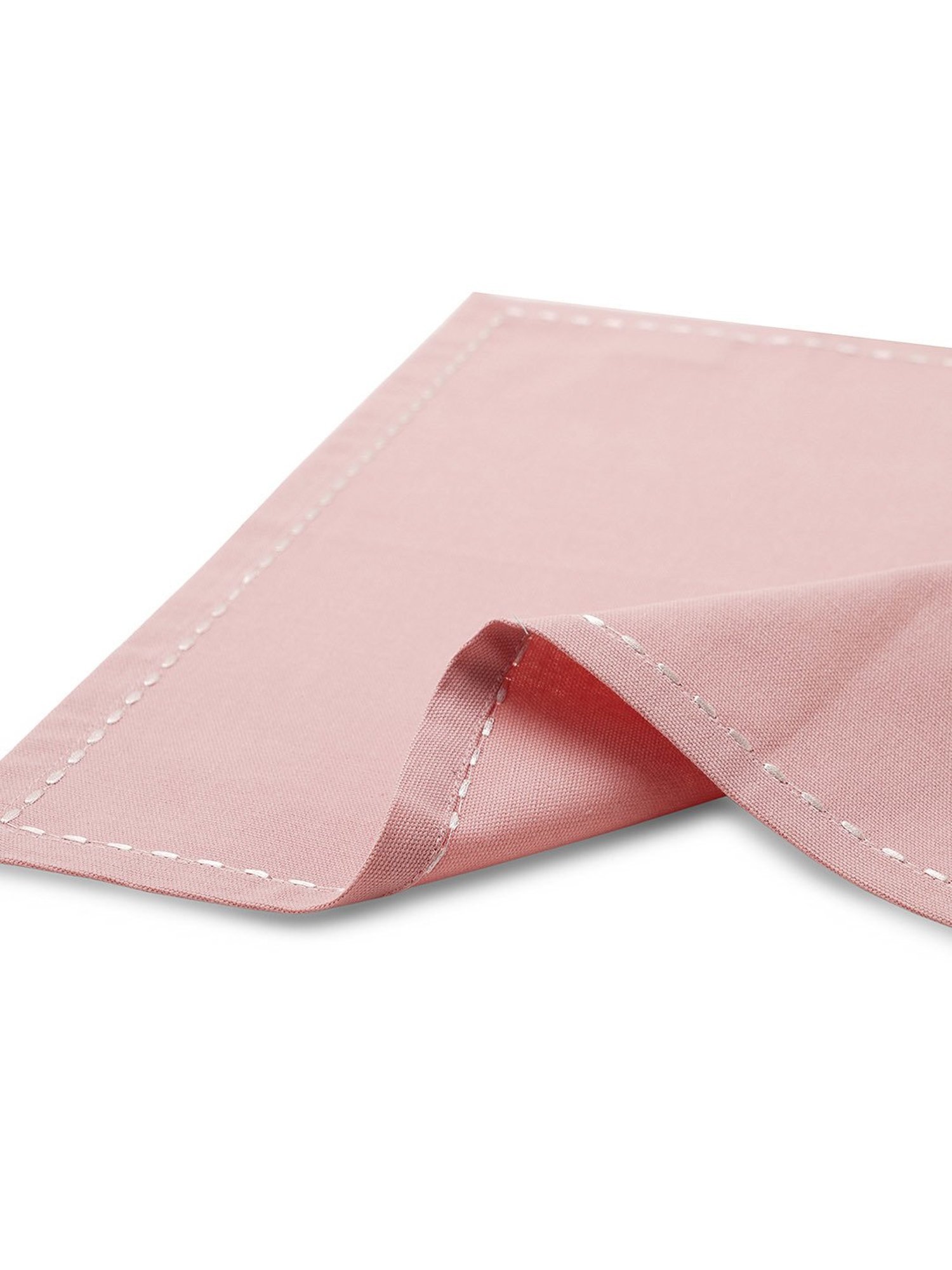Pure Home and Living Pink Cotton Solid Table Napkins