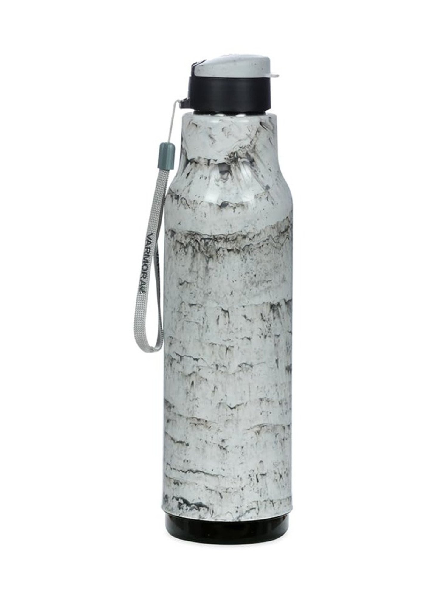 Varmora Sofia White Stainless Steel Water Bottle - 1000 ml