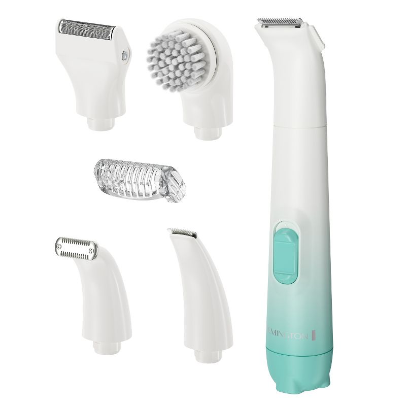 Remington Smooth & Silky 5-Piece Body and Bikini Groomer Kit - Mint/White - WPG4050