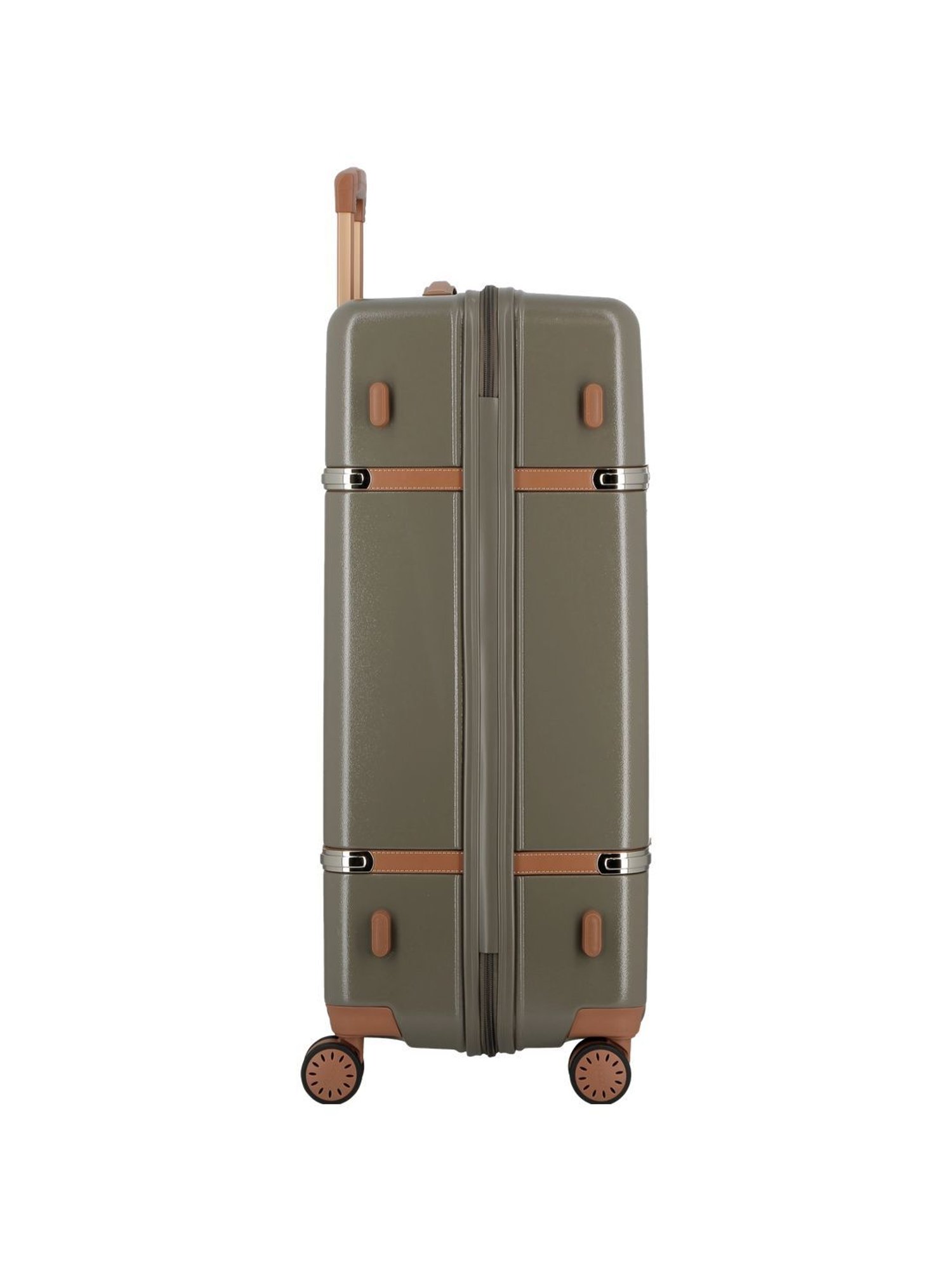 Jump Cassis Riviera Khaki 8 Wheels Large Hard Cabin Trolley Bag Set of 2