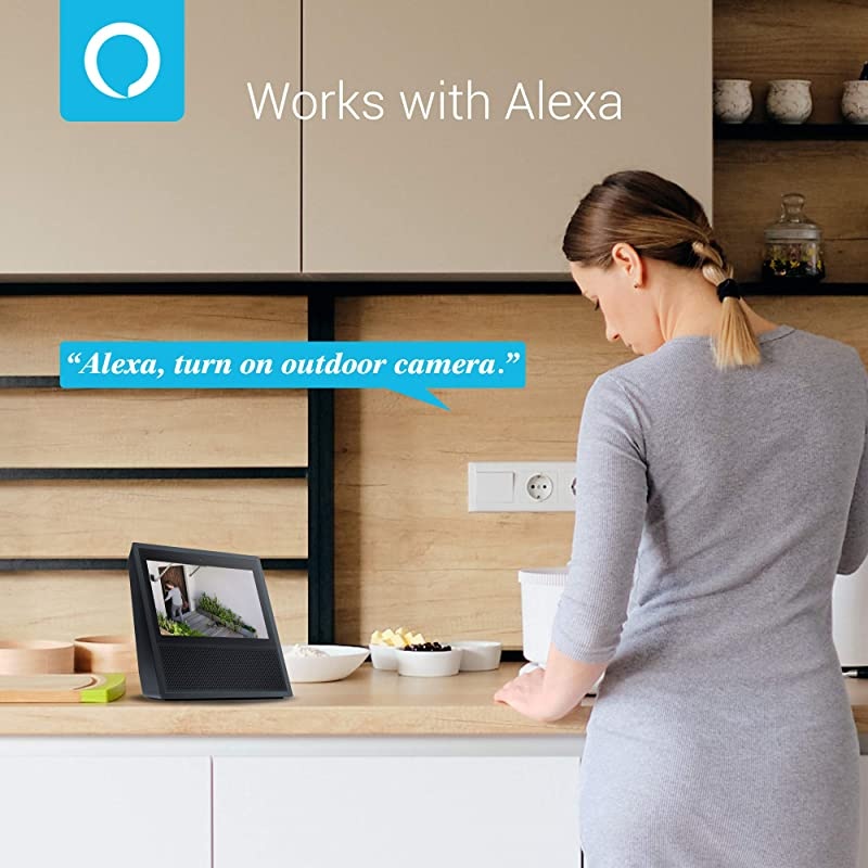 Outdoor Security Camera (4 Pack), 1080p Full HD Wireless Cameras for Home Security with Night Vision, Cloud Service Available, White (ZM-W0002-4)