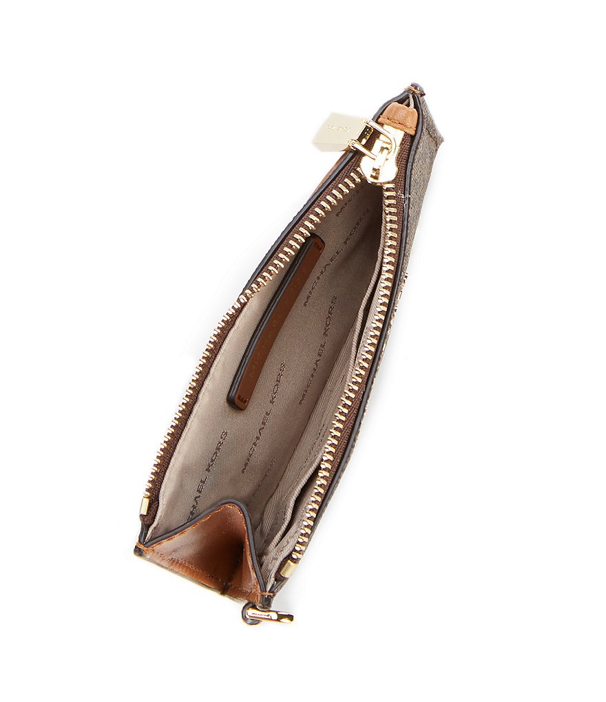 HOBO Link Leather Zip Wristlet