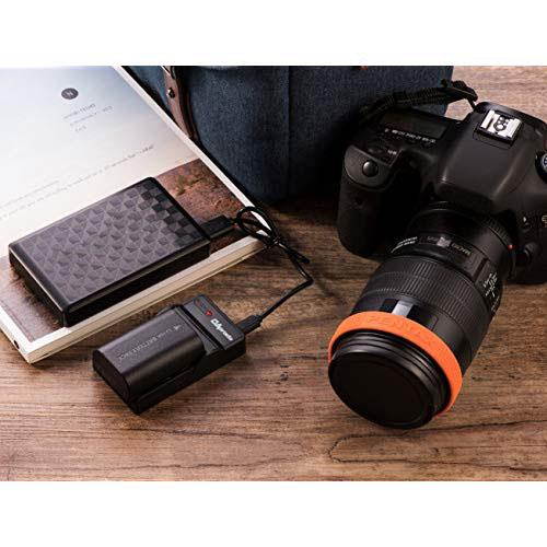 2 Pack NB6L NB6LH Battery and Ultra Slim Micro USB Charger for  PowerShot SX530 HS SX710 HS SX700 HS SX610 HS SX600 HS SX540 HS SX510 HS SX500 is SX280 HS SX270 HS D30 S90