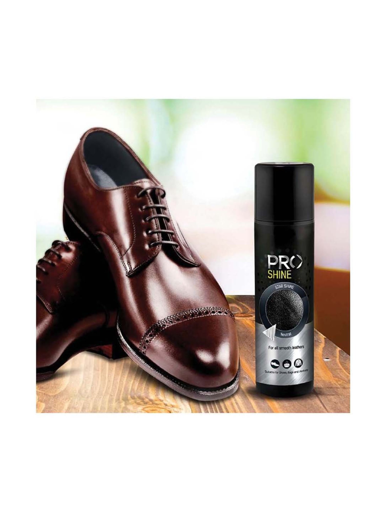 Pro Neutral Star Shine Leather Shoe Shining Spray (250ml)