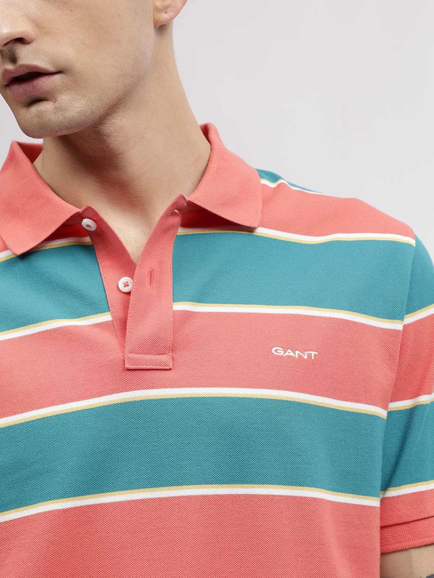 Levi's Pink Cotton Slim Fit Texture Henley T-Shirt