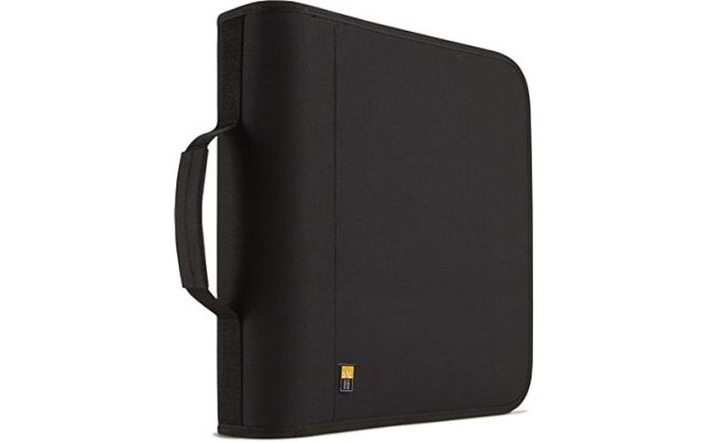 Case Logic BNB-208 Optical Disc Case - Binder - Nylon - Black - 208 CD/DVD