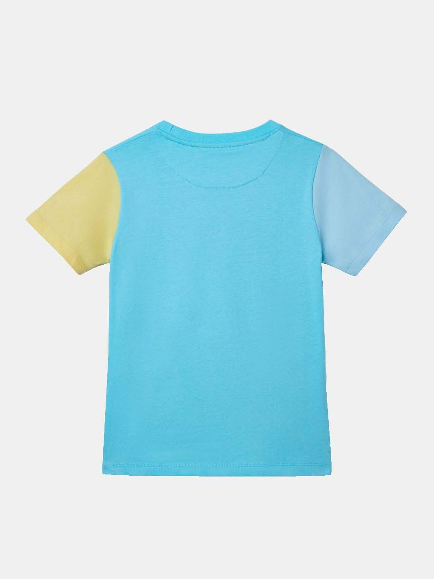 The Souled Store Kids Blue Cotton Printed T-Shirt