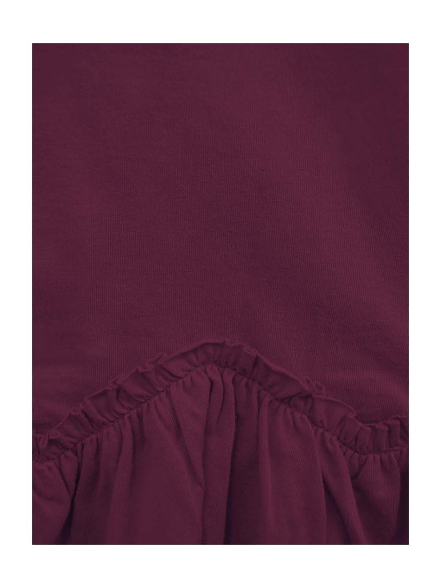 A.T.U.N. Kids Purple Cotton Regular Fit Full Sleeves Dress