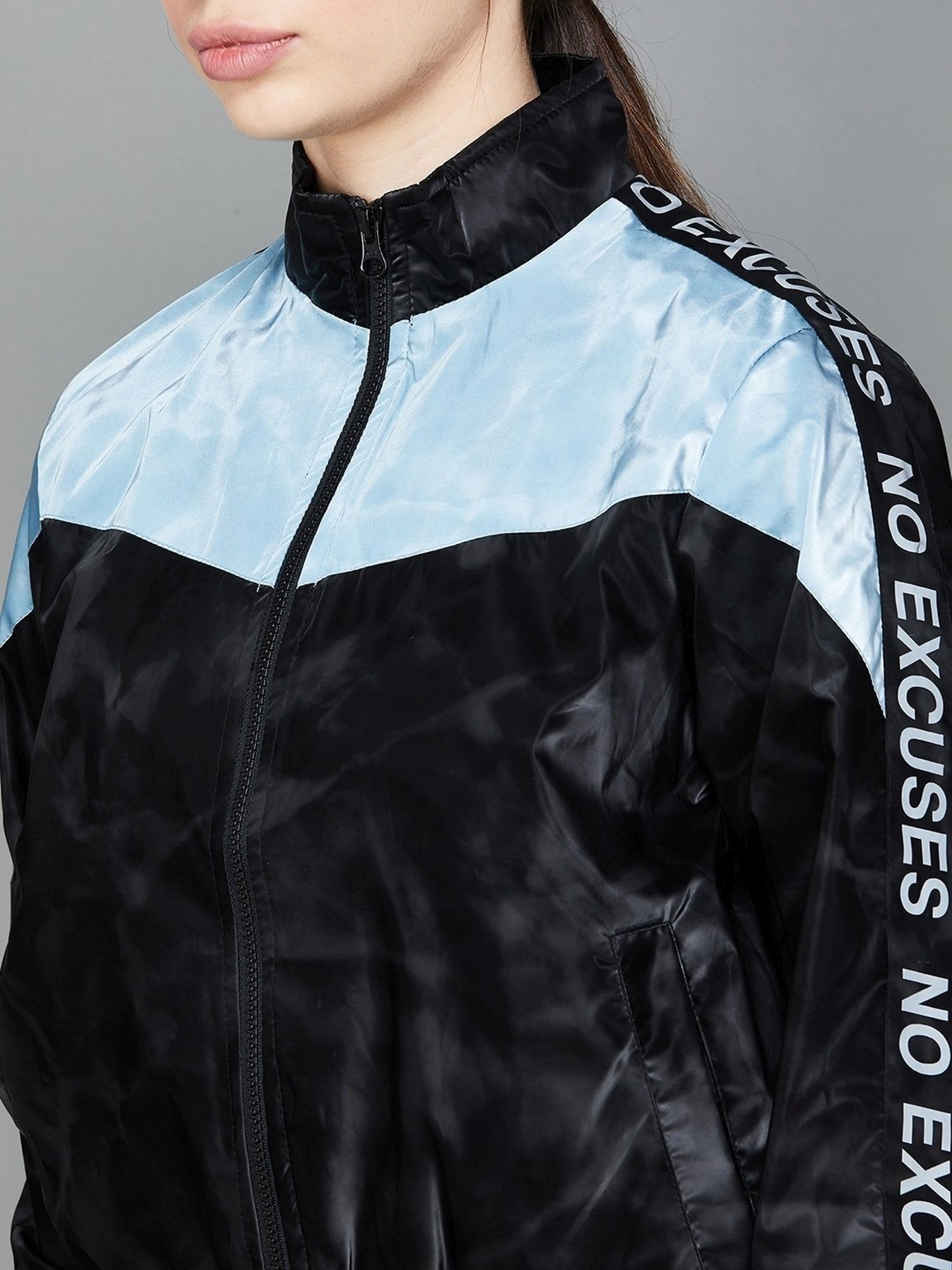 Rock.it Turquoise Regular Fit Sports Jacket