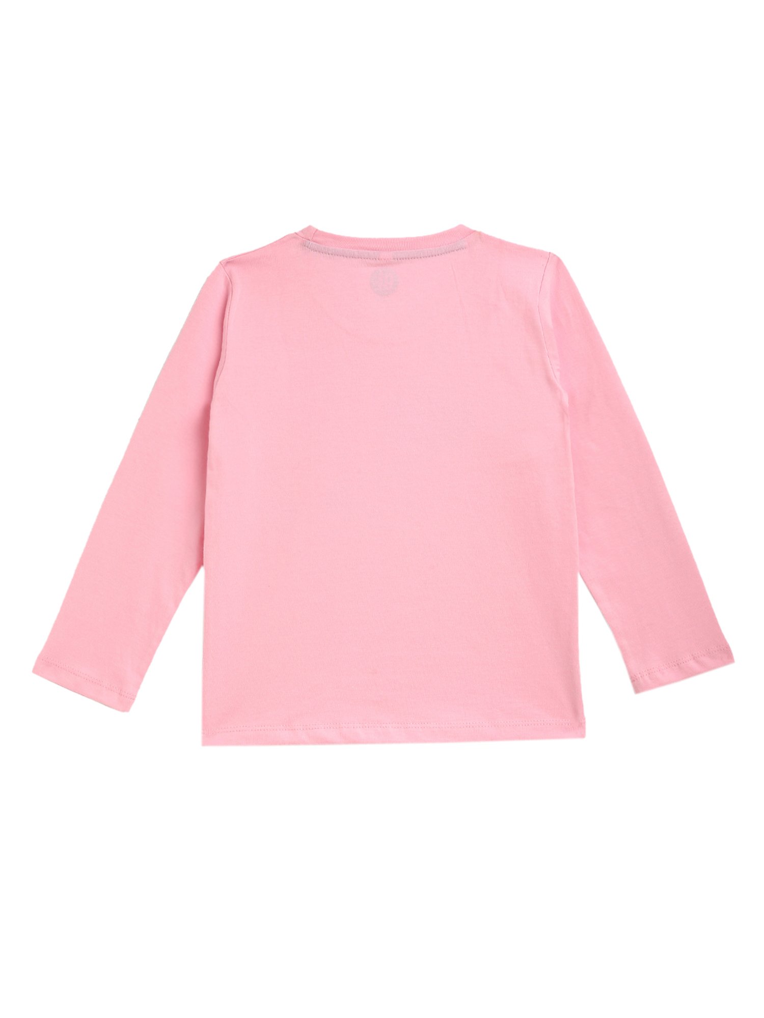 Kids Craft Pink Printed T-Shirt with Pyjamas