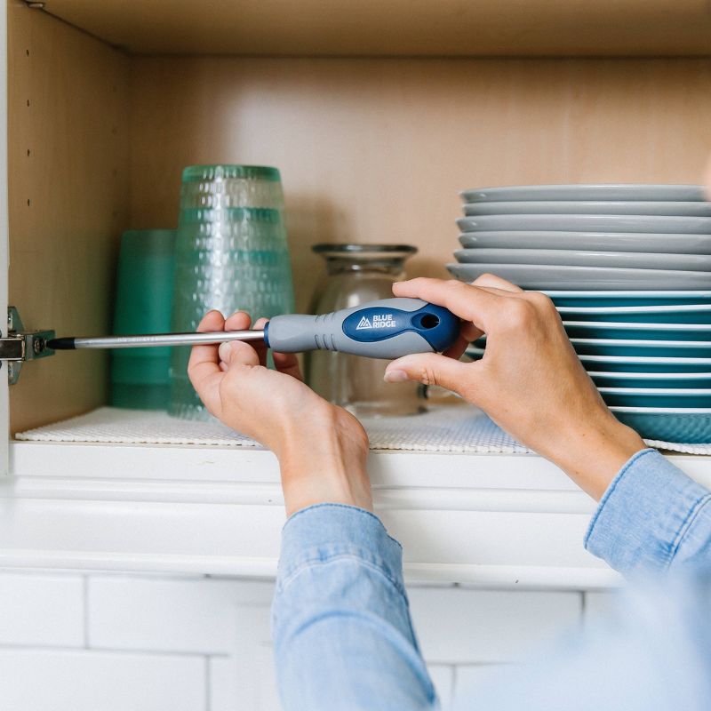 Blue Ridge 6pc Household Screwdriver Set Blue