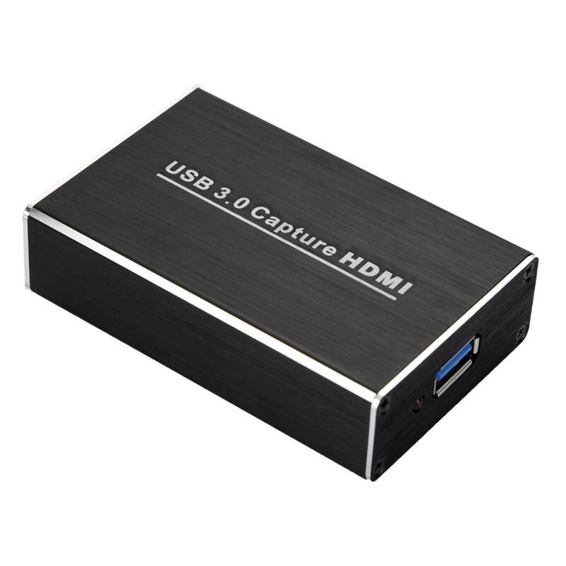 Video Capture Card USB 3.0 4K 60Hz HDMI Capture Cards Video Grabber Recorder Box Dongle for Game Streaming Live Stream Broadcast