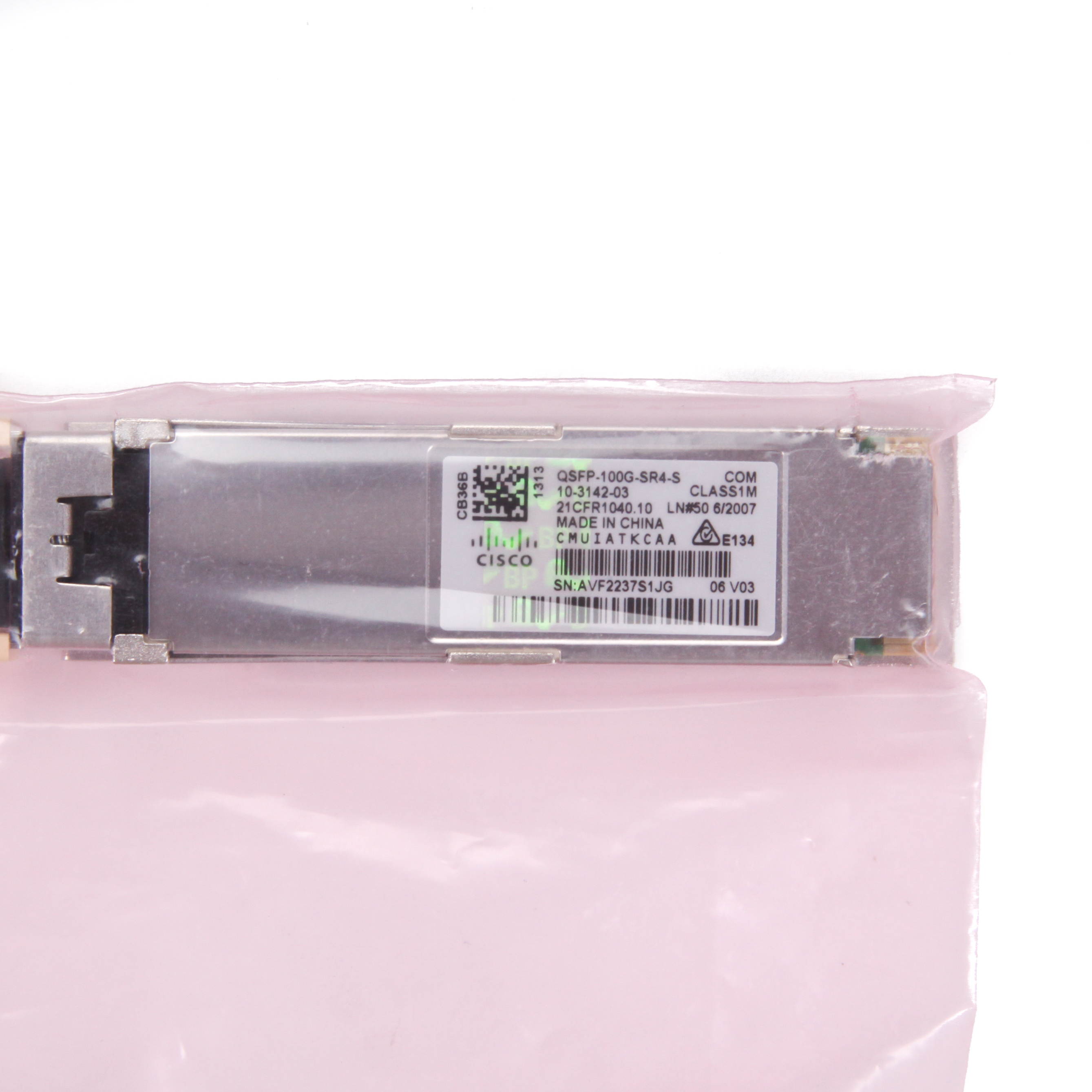 Cisco 100GBASE-SR4 QSFP Transceiver, MPO-12 - 100m over OM4 MMF