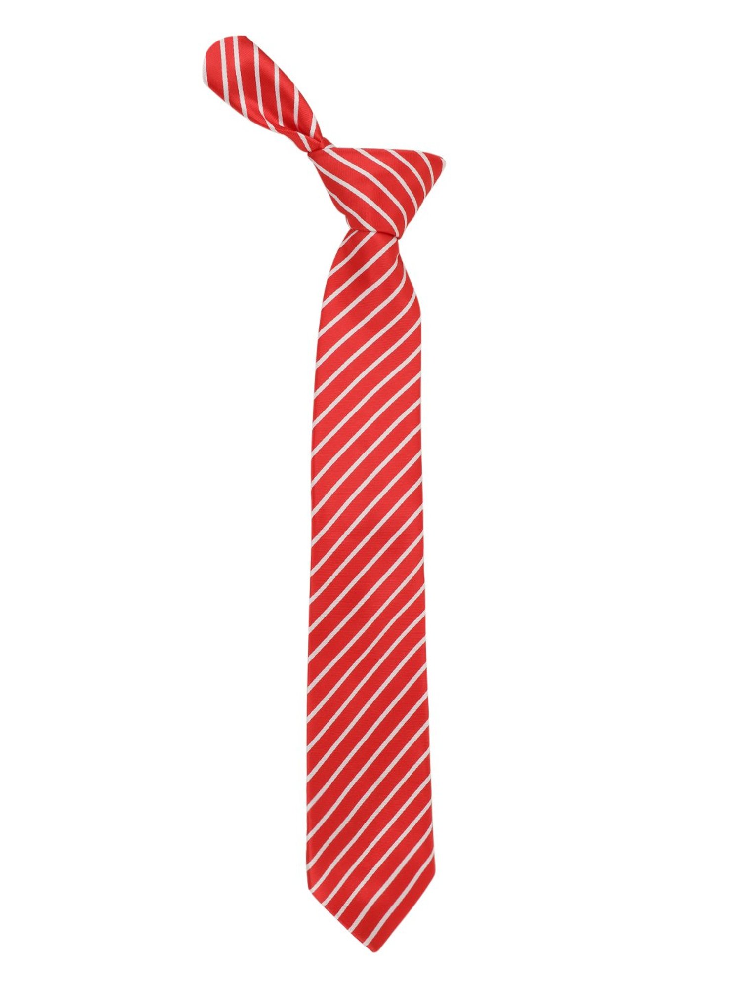 Alvaro Castagnino Striped Red & White Necktie