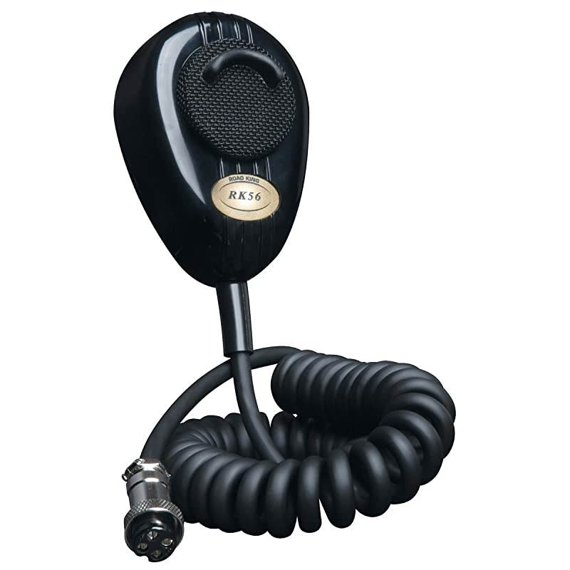 RK56B Black 4Pin Dynamic Noise Canceling CB Microphone