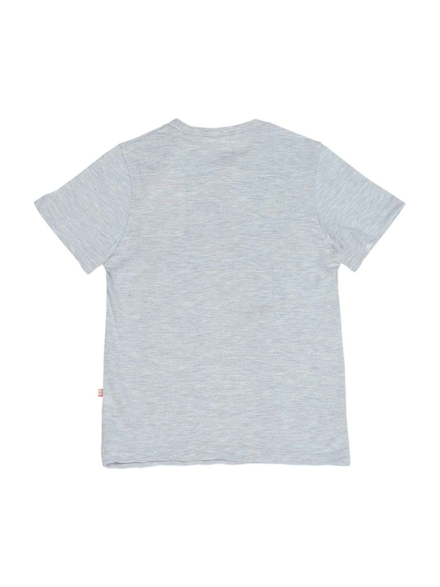 Proteens Boys Red & Grey Printed T-Shirts (Pack of 2)