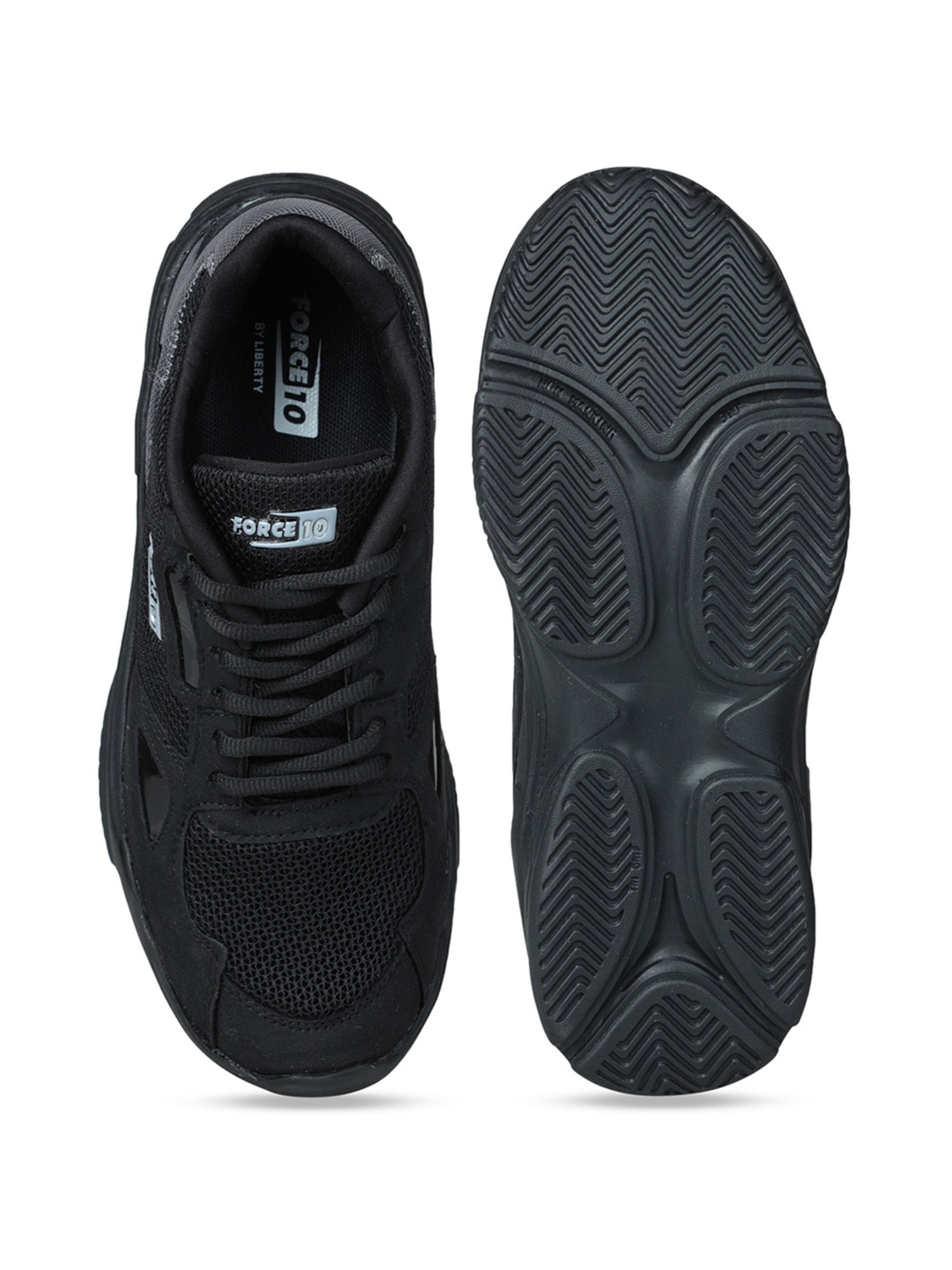 Force 10 by Liberty Men's Black Casual Sneakers