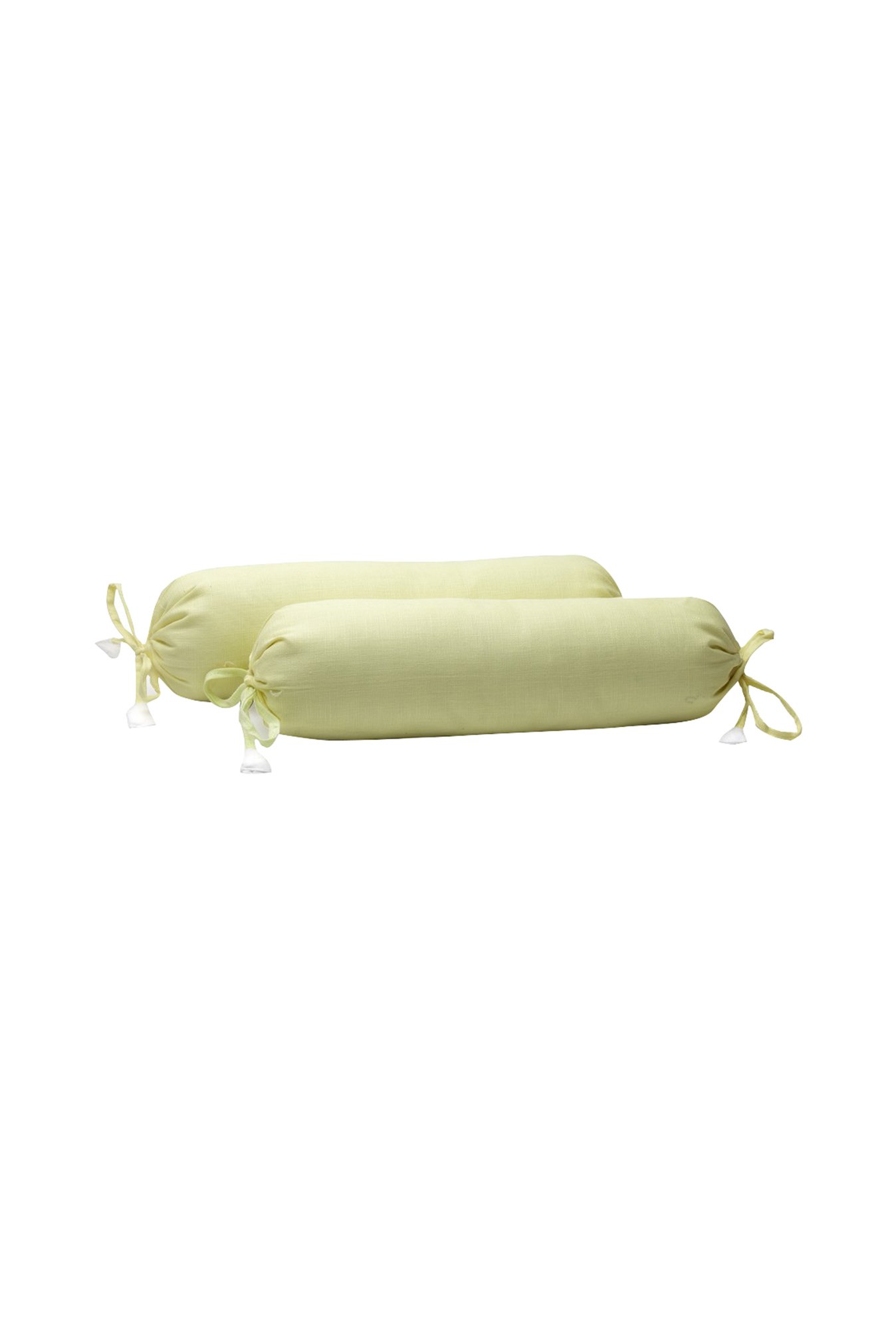 The Baby Atelier Yellow Bolster Cover with Filler - Set of 2