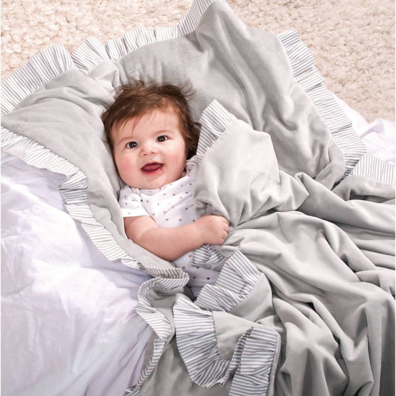 Trend Lab Receiving Blanket - Gray
